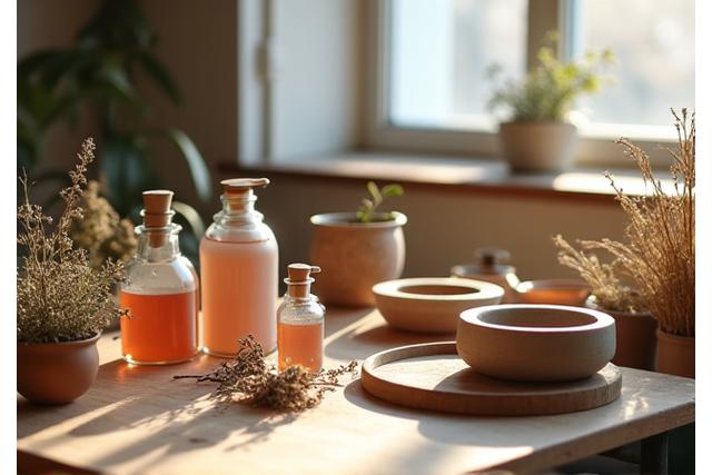 Et koselig kosmetikkverksted i Oslo, med naturlige ingredienser og håndverktøy