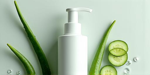 Mild ansiktsrens med aloe vera og agurk